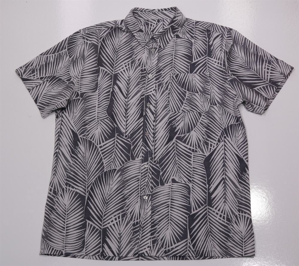 Vuori Mens Short Sleeve Bridge Button Down Relaxed Fit Hawaiian Shirt XL